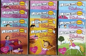 Lot of 12: 5" X 5": I Can Read! Phonics Pinkalicious Mini Books Victoria Kann - Picture 1 of 4