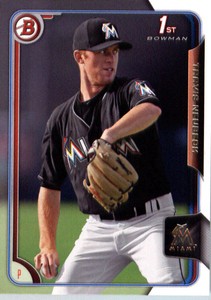 2015 Bowman Draft #78 Travis Neubeck Marlins