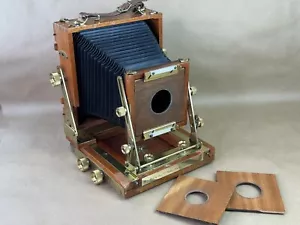 ZONA VI STUDIOS USA 4X5 MOGANO + TELECAMERA DA CAMPO LEGNO OTTONE - Foto 1 di 11