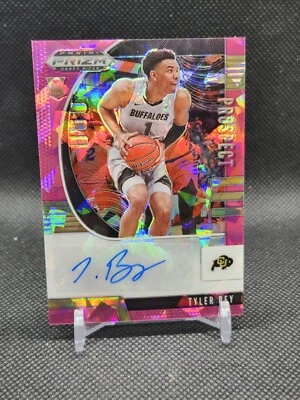 8570D Tyler Bey 2020-21 Prizm Draft Picks Prospect Auto Pink Ice Prizm #PA-TB - Image 1 of 2