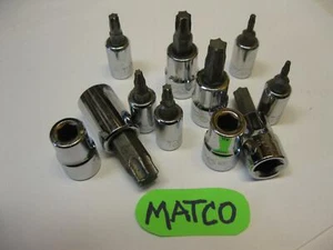 Matco tools 1/4 and 3/8" drive TORX Sockets sold each. Mint! - Picture 1 of 6