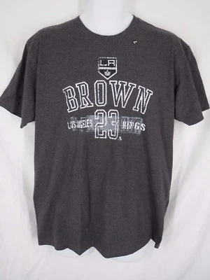 Camisa gris manga corta grande Los Angeles Kings Dustin marrón para hombre talla L Foto 1 de 4