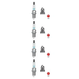 4x NGK 99404 Bujía para Mitsubishi Lancer Cargo Lancer VII - Imagen 1 de 1