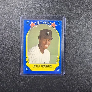 1981 Fleer Willie Randolph New York Yankees Star Sticker #107 - Bild 1 von 2