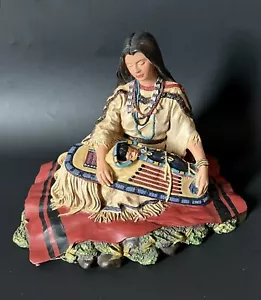 Statua statuina Sacajawea & Baby edizione limitata nobili donne indiane americane - Foto 1 di 17
