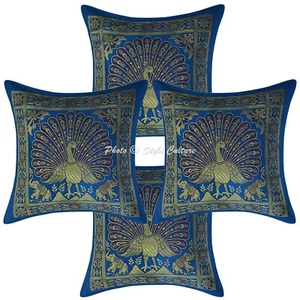 Brocade Jacquard Cushion Cover Bohemian Boho Car Pillow Cases For Home Decor - Picture 1 of 6