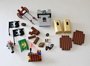 Lego Castillo Piezas Banderas Pirata Canon Carro - Imagen 1 de 2