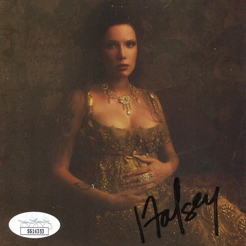 Halsey Without Me Bad At Love Singer Signed Autograph Photo CD Art Cover JSA Cover