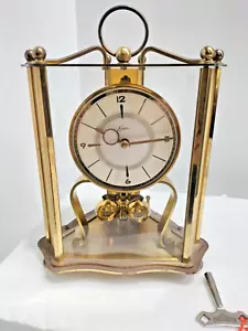 Vintage German Clock Kern Triangle Dome Anniversary Torsion Mid-Century Clock AF - Picture 1 of 12
