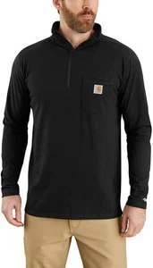 Carhartt Herren Force Relaxed Fit Midweight Longsleeve Quarter-Zip Large - Bild 1 von 2