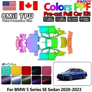 Color Precut PPF Paint Protection Film For BMW 5 Series SE Sedan 2020-2023 - Picture 1 of 17