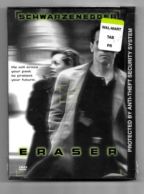Eraser DVD 1999 Arnold Schwarzenegger New in factory wrap Foto 1 de 4