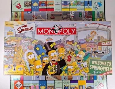 Juego de Mesa Los Simpson Monopoly 2001 Completo Foto 1 de 4
