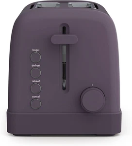 2 Slice Toaster, 6 Setting Shade Control W Reheat, Cancel, Bagel & Defrost Butto - Picture 1 of 7