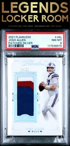 Parches impecables Panini 2021 #JAL Josh Allen parches-plateados PSA 8 - Imagen 1 de 2