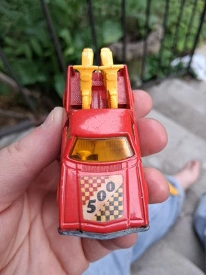 Matchbox Superfast No 60 Holden Pick-up Truck 1977 Lesney England Yellow Bikes - Image 1 of 4