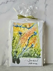 NEU Orig Aquarell Druck Set 5 Karten "Sweet Home" AL Zustand 5x7 - Bild 1 von 6