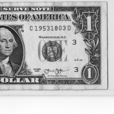 $1 BIRTHDAY NOTE "19531803"; MARCH 18, 1953 - Image 1 of 3