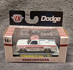 M2 Ramchargers White 1972 Dodge Adventure 150 Custom R74 24-03 1/64 Scale - Picture 1 of 4