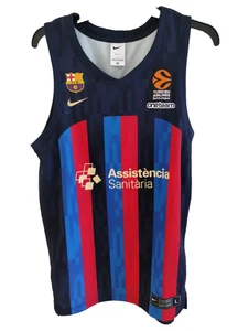 Nike Barcelona Basketball BK Shirt Fußball Futebol Trikot Dri Fit Größe L - Bild 1 von 10