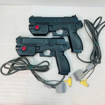 Playstation Genuine NAMCO Guncon 2 Set controller for PS1 Japan NPC-103 Tested - Image 1 of 4