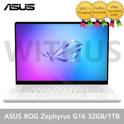 ASUS ROG Zephyrus G16 16" GU605CP-QR025W RTX5070 32GB/1TB Ultra 9 285H Win11_ - Image 1 of 4