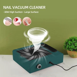 80W Nail Art Salon Dust Suction Collector Vacuum Fan Cleaner Manicure Machine - Bild 1 von 14