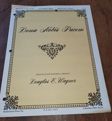 Dona Nobis Pacem Ephemera Spiritual Sheet Music For  Handbell Choir - Image 1 of 3