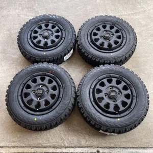 Mad Cross Ranger Geolander MT G003 145R12 6PR Sambar Hijet Acti Black 4Set JDM - Picture 1 of 7