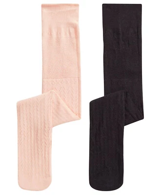 Calcetines holgados para mujer 2 pares negros/rosa claro INC $14 NUEVOS CON ETIQUETAS Foto 1 de 3