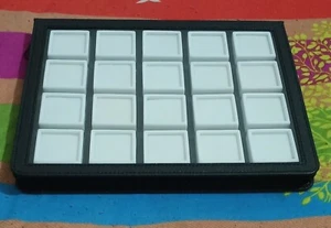 GEMS Diamond Display Aufbewahrung Top Case Tasche mit 20 Boxen 4x4 cm - Bild 1 von 10