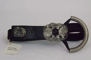 ANTHONY ALEXANDER BELT SL925-BLA - Picture 1 of 1