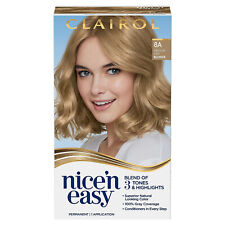 2 Clairol N Easy 8a Medium Ash Blonde Permanent Hair Color
