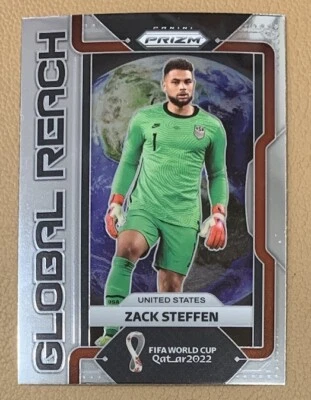 2022 Panini Prizm FIFA World Cup Global Reach ZACK STEFFEN #31 United States - Image 1 of 2