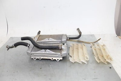 2004 04 KAWASAKI KX250F KX 250F OEM LEFT RIGHT RADIATOR ENGINE MOTOR COOLER - Image 1 of 4