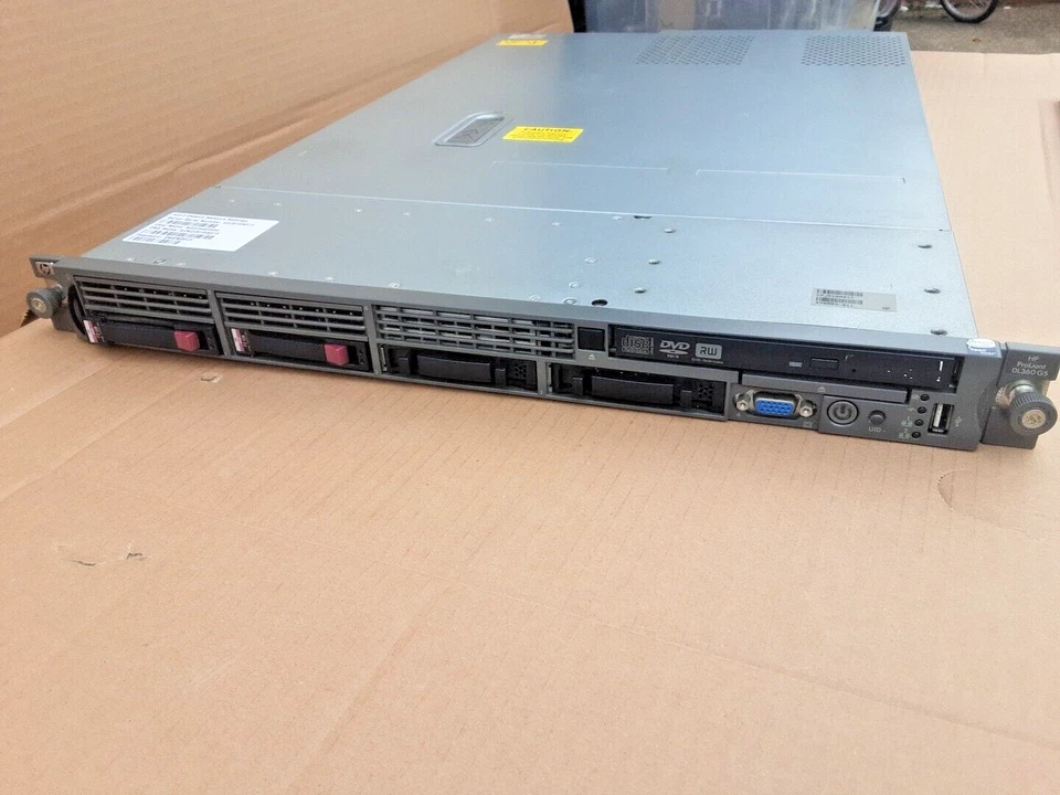 HP, Proliant DL360 G5 Server Rack Mount XEON PROCESSOR  P/N HSTNS-2115, WORKS - Image 1 of 4