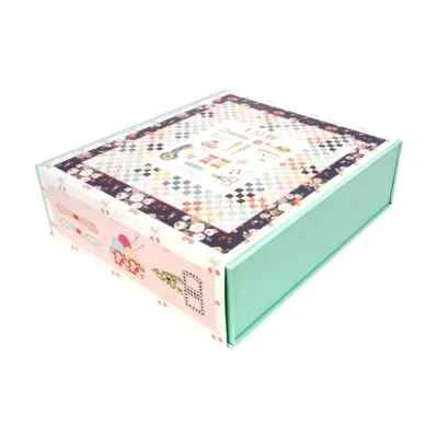 KIT DE EDREDÓN PANEL COSER ~ Patrón y Acabados de Tela 58.5" x 66.5" Riley Blake Foto 1 de 3