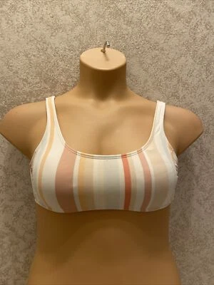 Xhilaration Bikini Top. Multicolor Striped. Size Medium  - Image 1 of 4