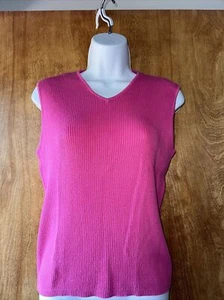 Merona Knit Pink Sleeveless Top- Medium - Picture 1 of 1