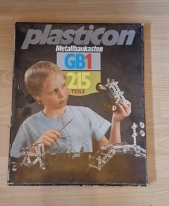 DDR Plasticon Metallbaukasten GB 1 und GB 2, in der OVP + Bauanleitung - Bild 1 von 10