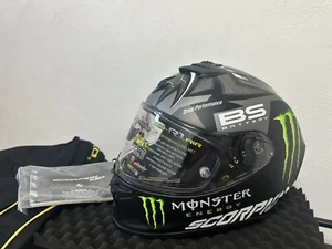Casco Scorpion Exe ( Limited Edición Quartararo Monster Energy ) Moto Gp - Imagen 1 de 7