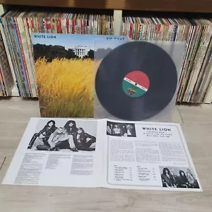WHITE LION - Big Game 1989 Korea Orig LP 4 Pages Insert No Barcode - Picture 1 of 7