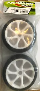 ANSMANN RACING 1/8TH WHEELS AND TYRES FOR RC 1/8TH NITRO RACING CAR - Picture 1 of 2