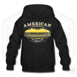 Children's 1971 Plymouth Barracuda American Muscle Car Hoodie - Picture 1 of 19