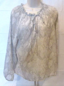 Blusa de carrera Gilli grande forrada gris y marfil para mujer - Imagen 1 de 7