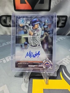 2017 Bowman Chrome Draft Mark Vientos Base Auto Autograph Bowman 1st RC - Picture 1 of 2