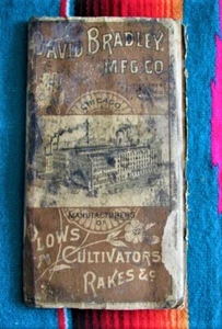 Antique Vintage Plows Cultivators & Rakes Catalog 1887 David Bradley MFG. Co.  - Imagen 1 de 6