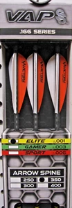 NEW VICTORY ARCHERY VAP SS Elite Arrow .166/350s - 6 PK Fletched - Picture 1 of 2