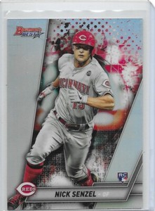 2019 Bowman's Best Refractors #12 Nick Senzel Rookie Card Cicninnati Reds