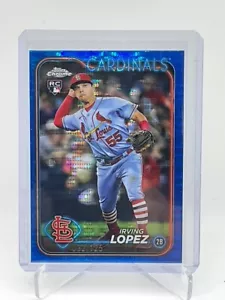 Sonar azul Topps cromado Irving Lopez RC 2024/125 #95 Cardinals novato envío gratuito - Imagen 1 de 1